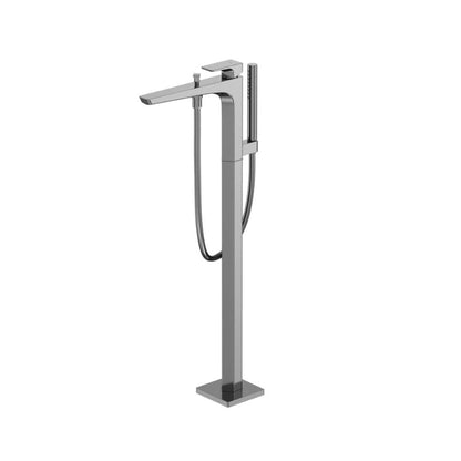 TOTO GE Polished Chrome Floor Mounted Freestanding Tub Filler With Handshower