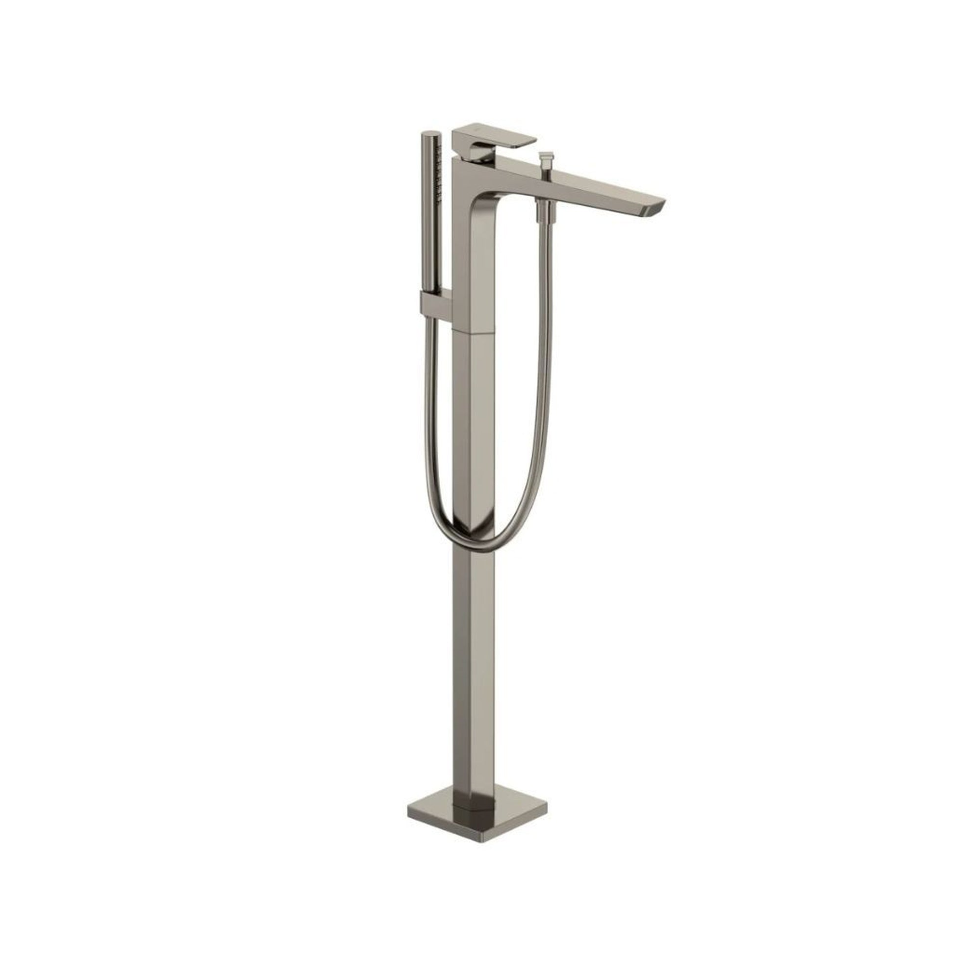 TOTO GE Polished Nickel Floor Mounted Freestanding Tub Filler With Handshower