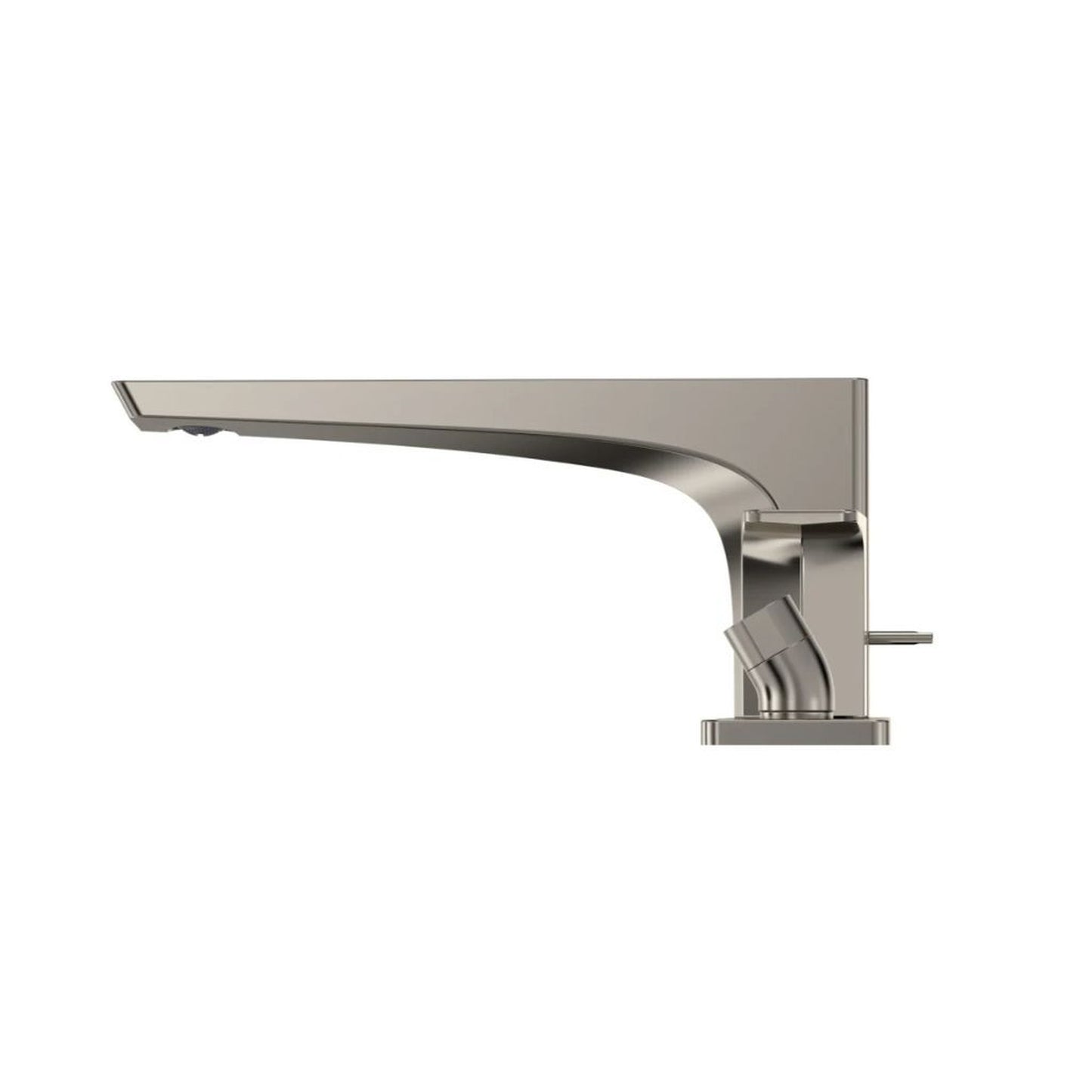 TOTO GE Polished Nickel Four-Hole Double-Handle Deck-Mounted Roman Tub Filler With Handshower Outlet