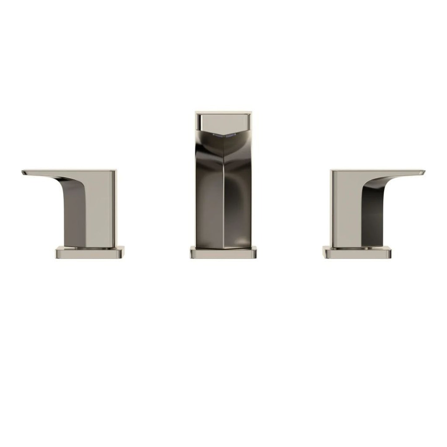 TOTO GE Polished Nickel Three-Hole Double-Handle Deck-Mounted Roman Tub Filler