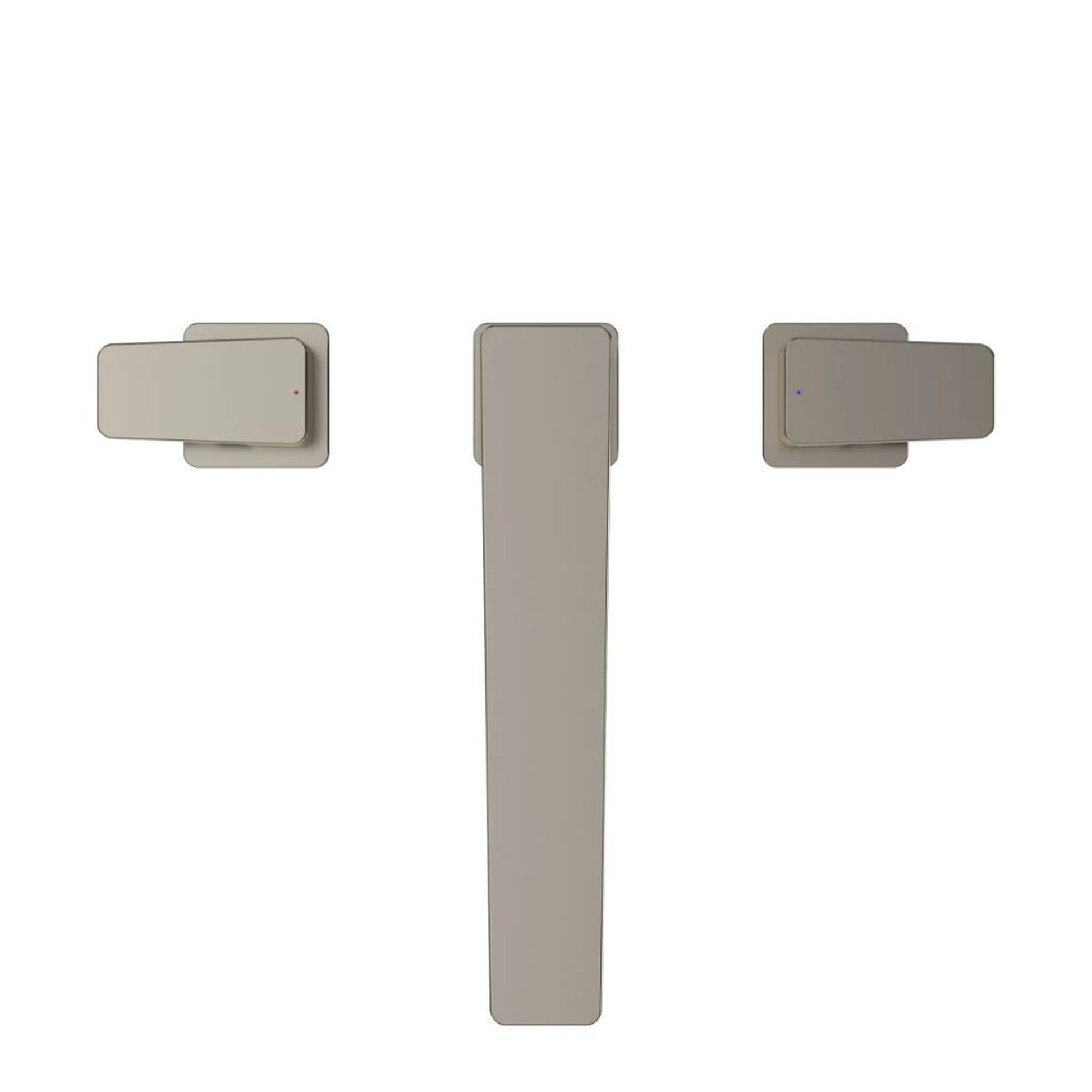 TOTO GE Polished Nickel Three-Hole Double-Handle Deck-Mounted Roman Tub Filler