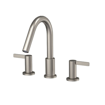 TOTO GF Brushed Nickel Double-Handle Lever Handles Deck-Mounted Roman Tub Filler