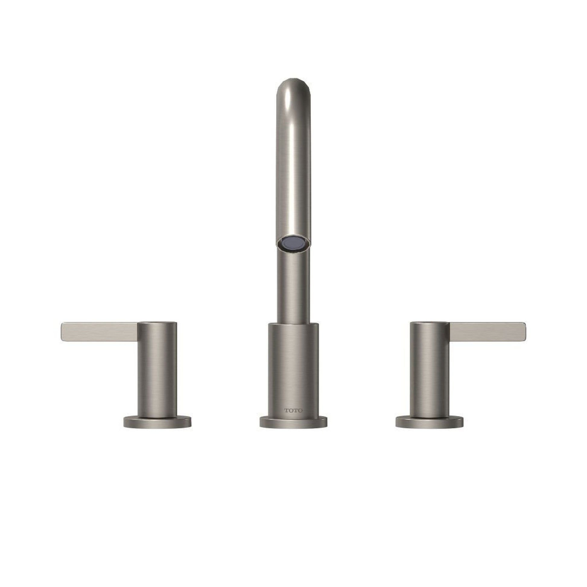 TOTO GF Brushed Nickel Double-Handle Lever Handles Deck-Mounted Roman Tub Filler