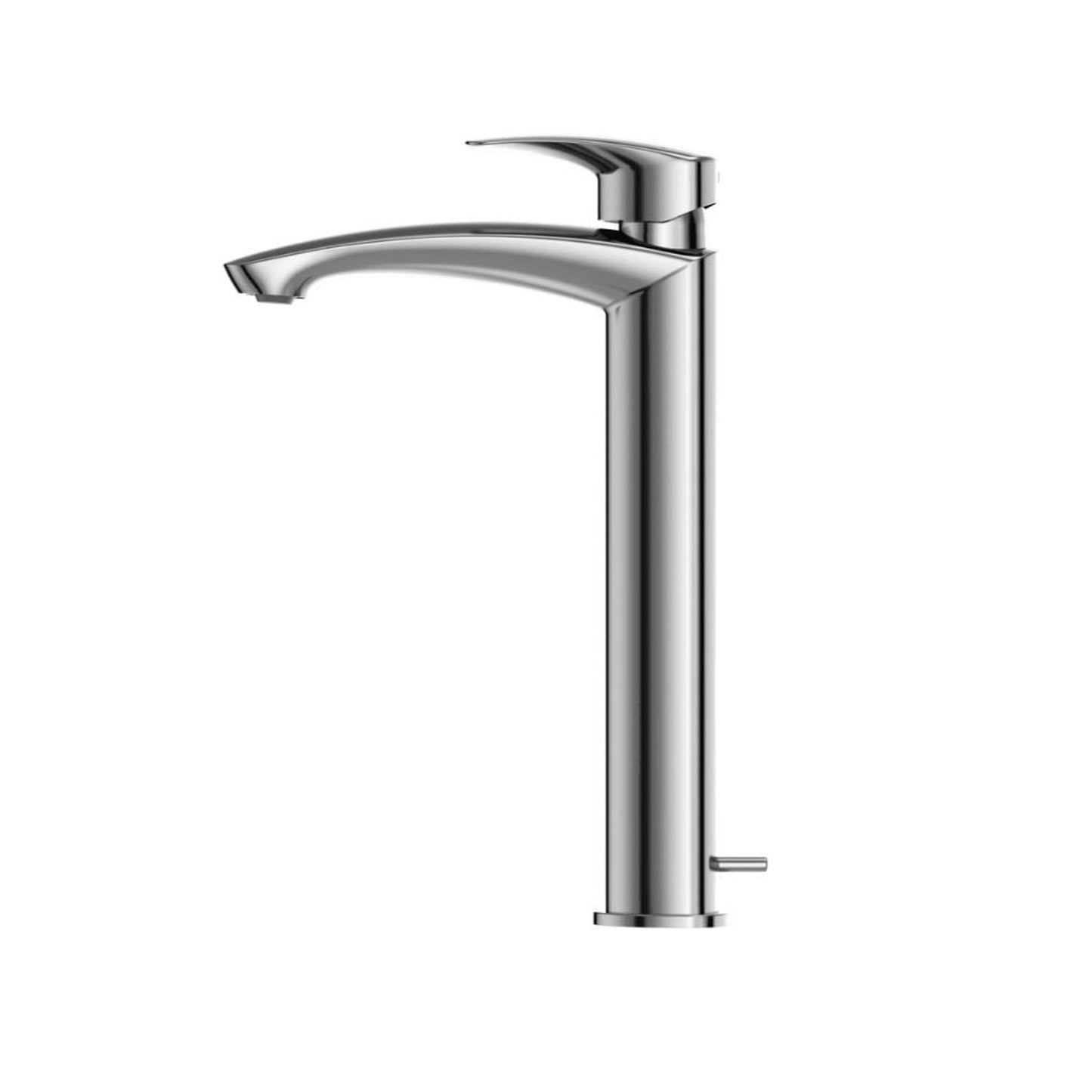 TOTO GM 1.2 GPM Polished Chrome Single-Handle Vessel Bathroom Sink Faucet With Comfort Glide