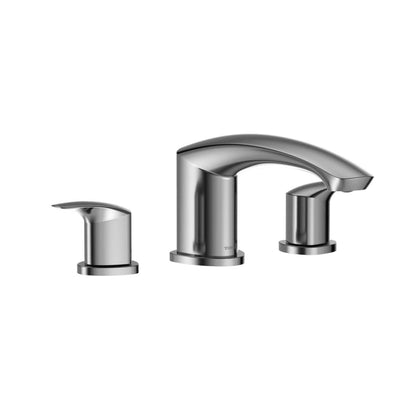TOTO GM Polished Chrome Double-Handle Deck-Mounted Roman Tub Filler