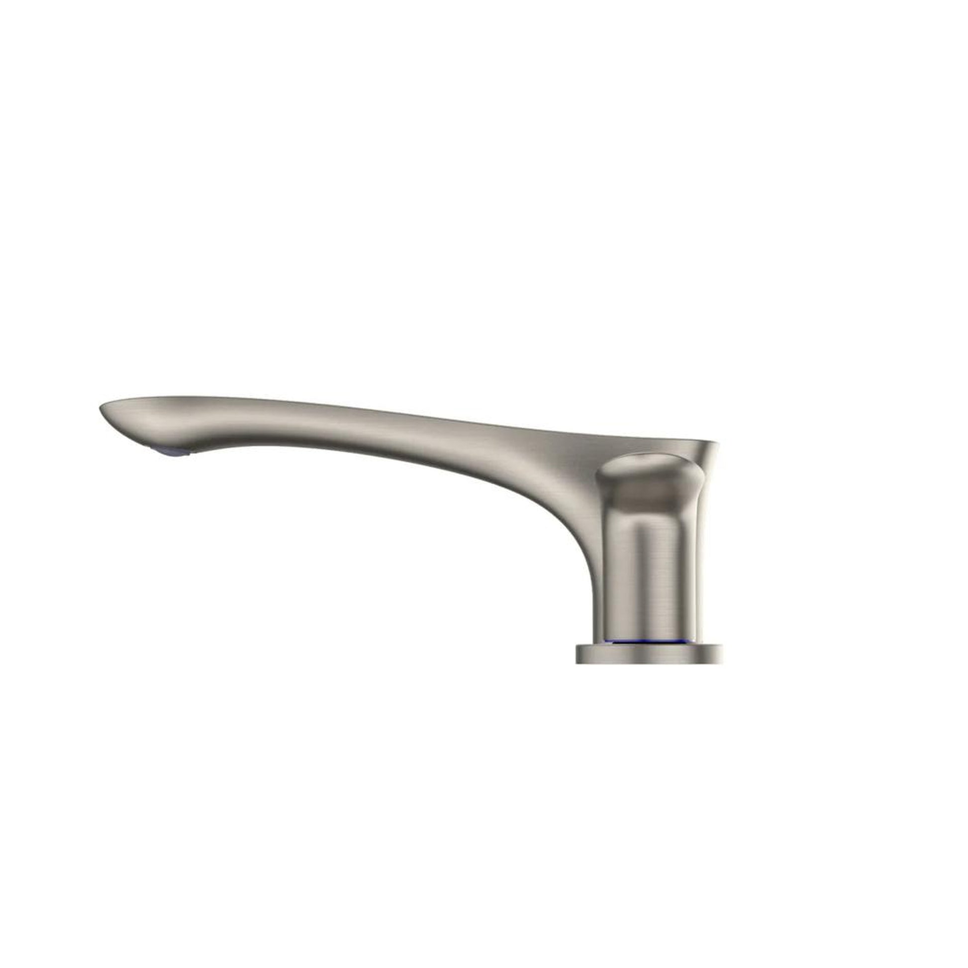TOTO GO Brushed Nickel Three-Hole Double-Handle Deck-Mounted Roman Tub Filler