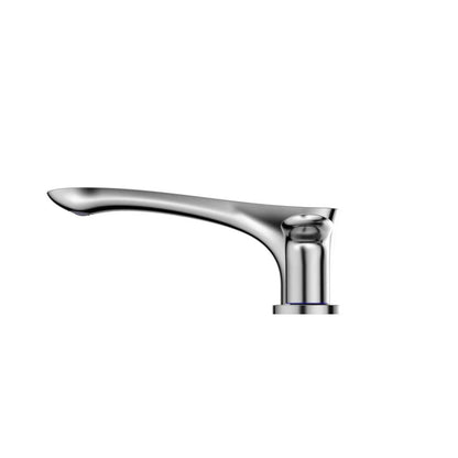 TOTO GO Polished Chrome Three-Hole Double-Handle Deck-Mounted Roman Tub Filler