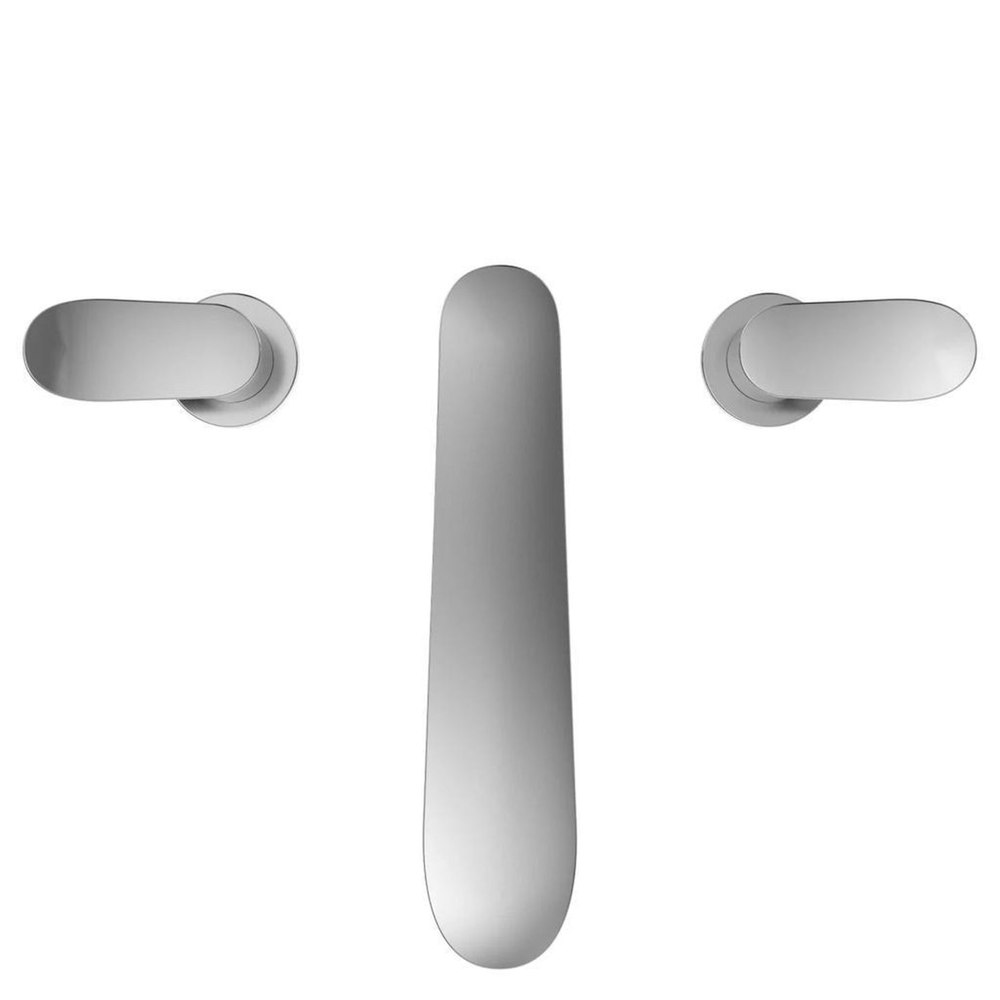TOTO GO Polished Chrome Three-Hole Double-Handle Deck-Mounted Roman Tub Filler