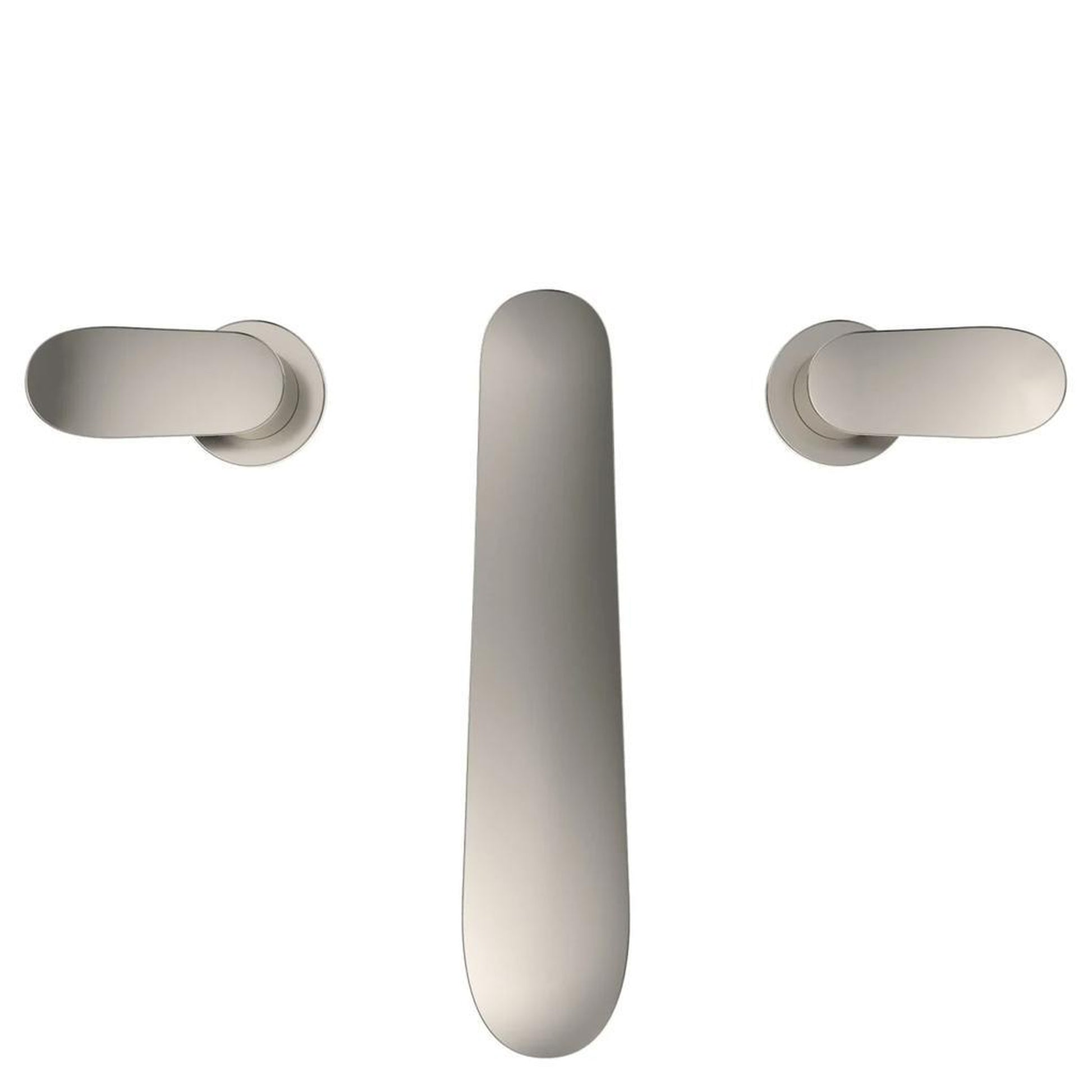 TOTO GO Polished Nickel Three-Hole Double-Handle Deck-Mounted Roman Tub Filler
