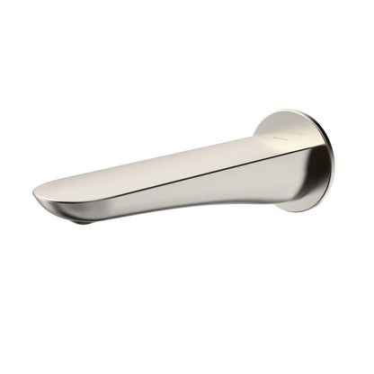 TOTO GS Brushed Nickel Modern Wall-Mounted Tub Spout