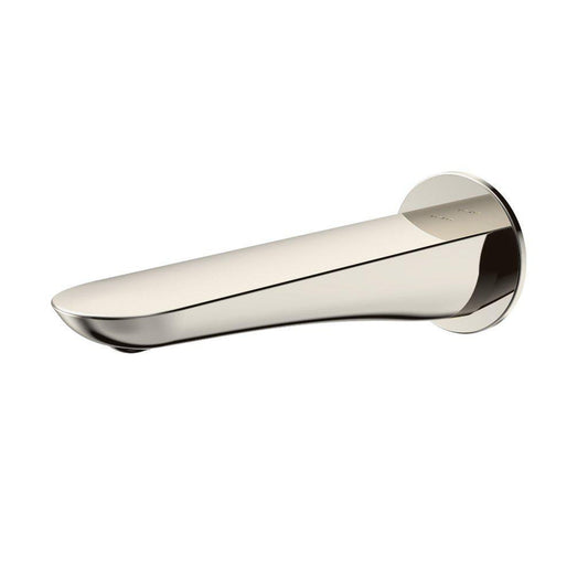 TOTO GS Polished Nickel Modern Wall-Mounted Tub Spout