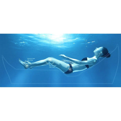 TOTO Gloss White Freestanding Zero Gravity Flotation Bathtub With Hydrohands Water Jets