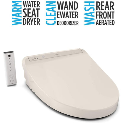 TOTO K300 Washlet Cotton White Electronic Elongated Toilet Bidet Seat
