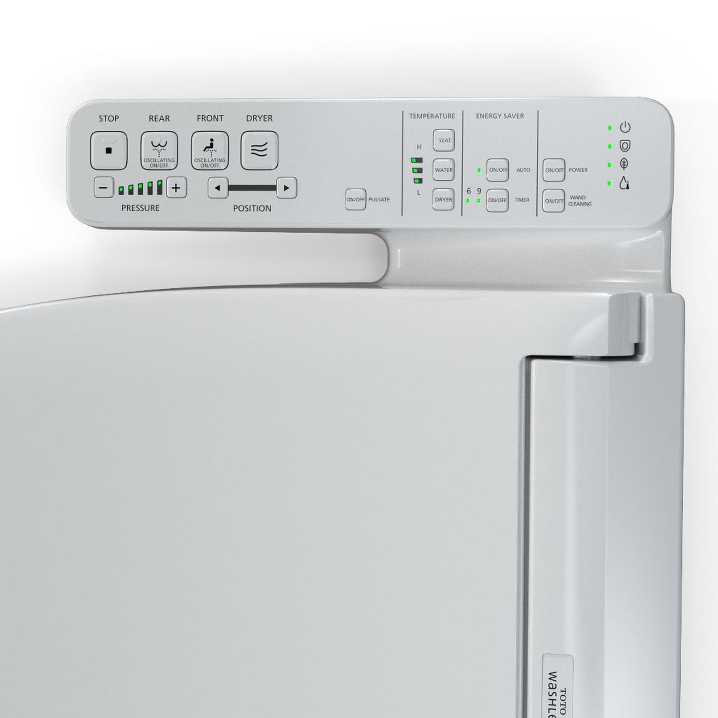 TOTO KC2 Washlet Cotton White Electronic Elongated Toilet Bidet Seat