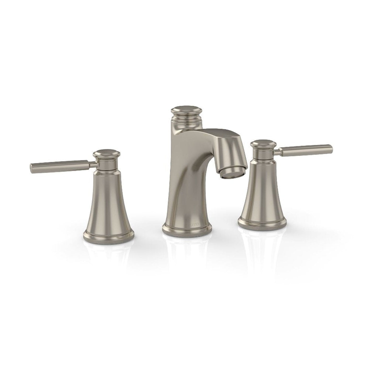 TOTO Keane Brushed Nickel Double Handle Deck-Mounted Roman Tub Faucet