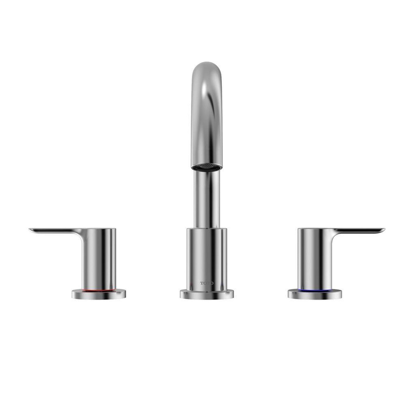 TOTO LB Polished Chrome Double-Handle Deck-Mounted Roman Tub Filler