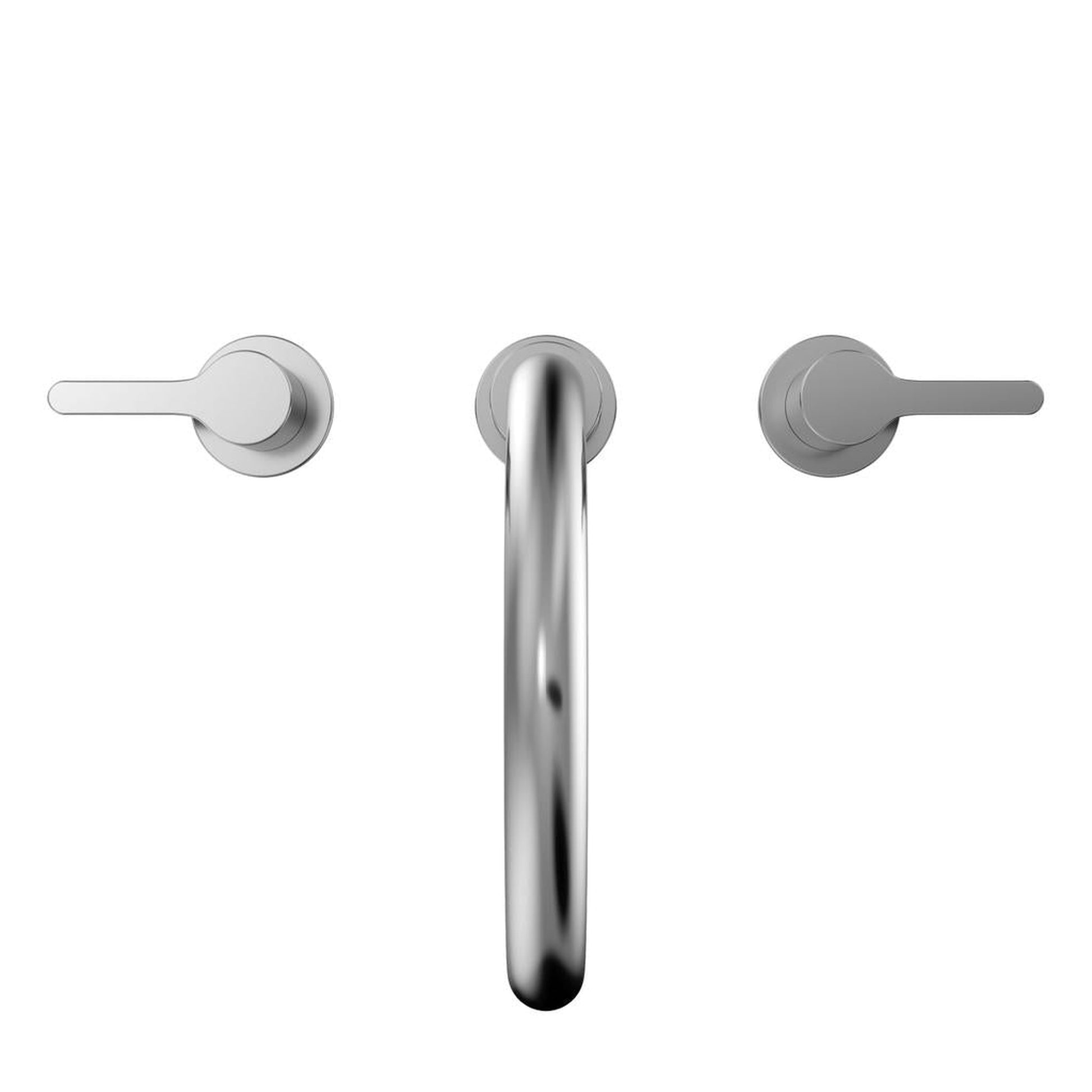 TOTO LB Polished Chrome Double-Handle Deck-Mounted Roman Tub Filler