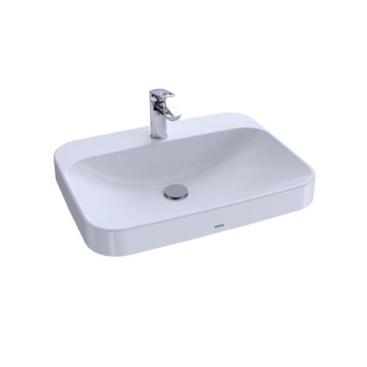 TOTO LT416G#01 Arvina Rectangle Vessel Lavatory Cotton