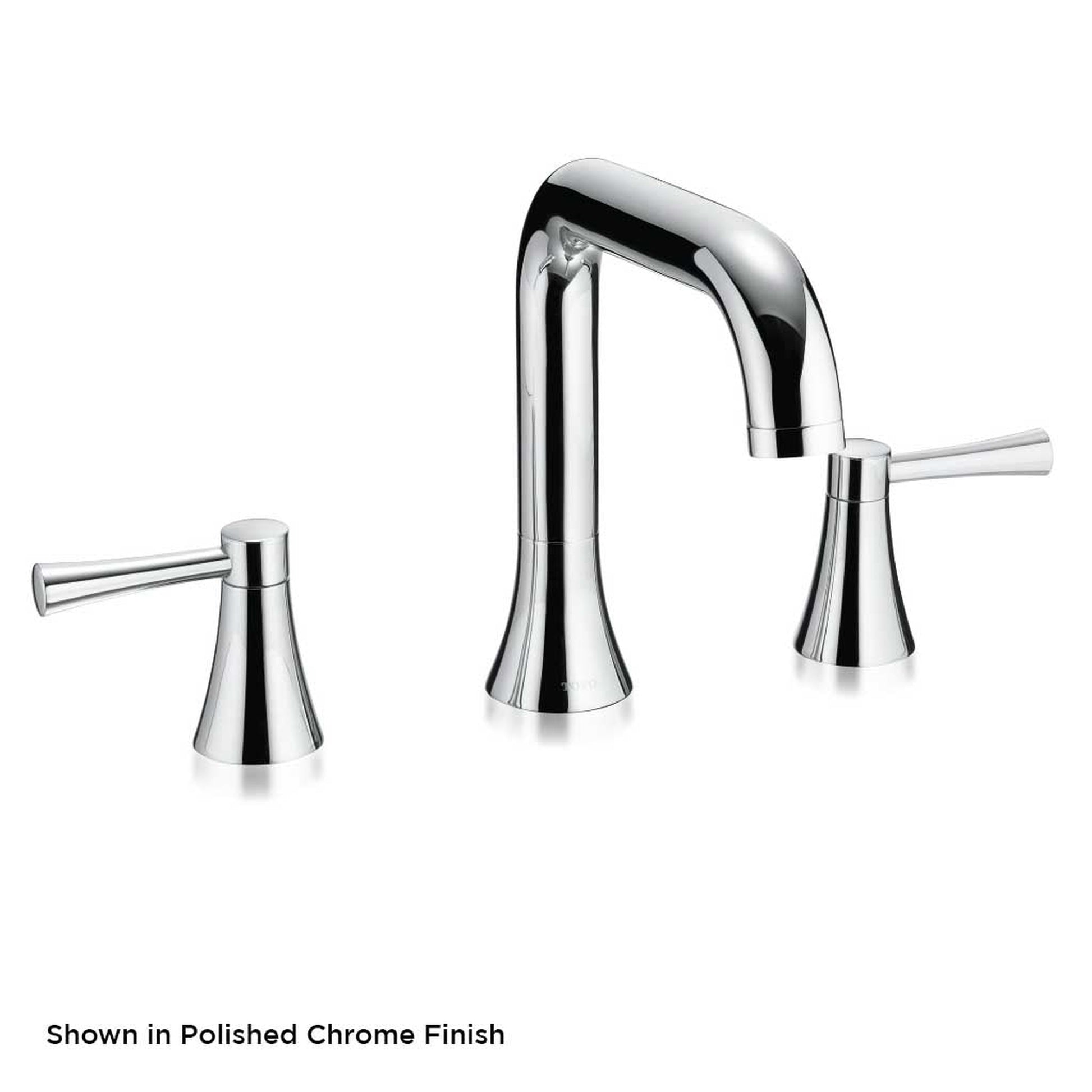 TOTO Nexus Polished Nickel Deck-Mounted Bathroom Sink Lavatory Faucet