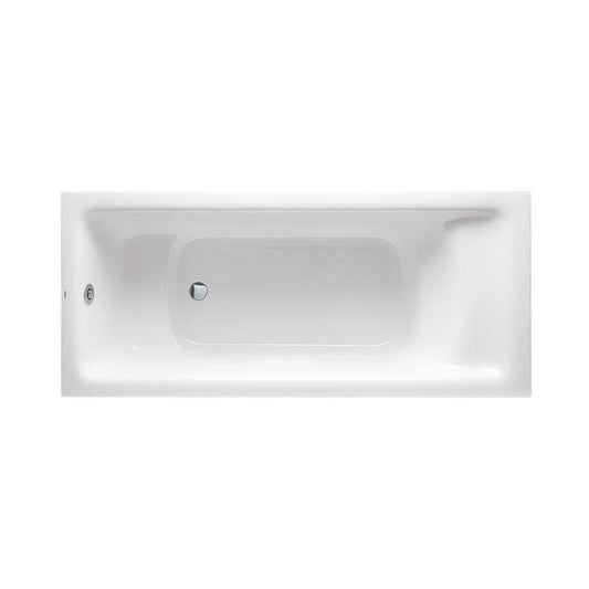 TOTO Pearl White 67" Flotation Drop-In Soaking Bathtub With Recline Comfort