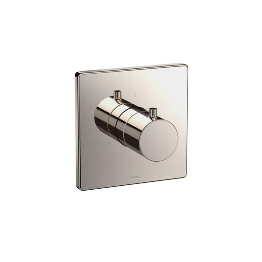 TOTO Polished Nickel Square 3-Way Diverter Trim