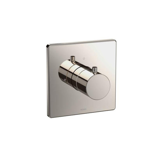 TOTO Polished Nickel Square Volume Control Valve Trim