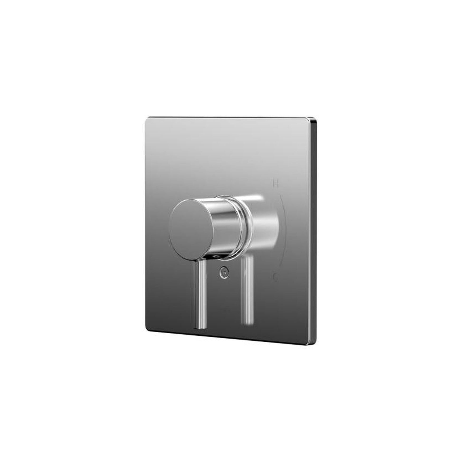 TOTO Square Polished Chrome Pressure Balance Valve Trim