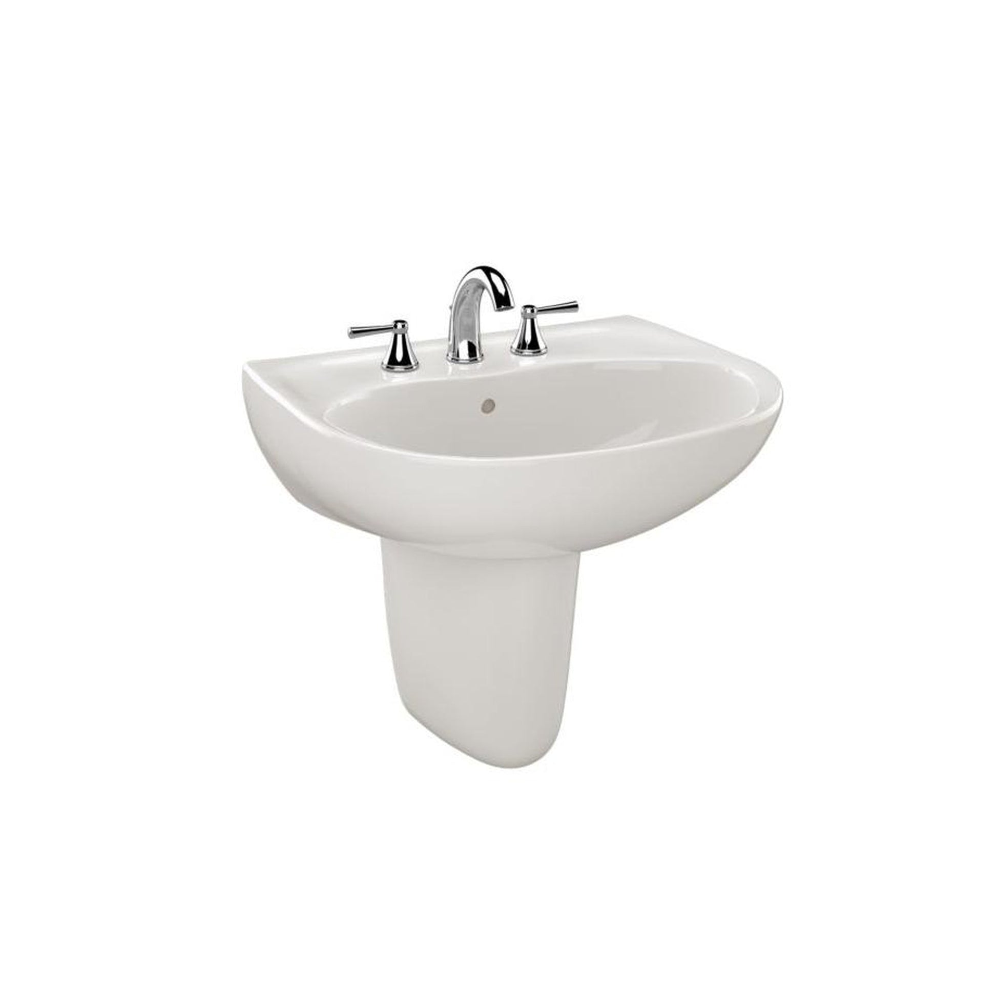TOTO Supreme 1-Hole Lavatory and Shrd Colonial White