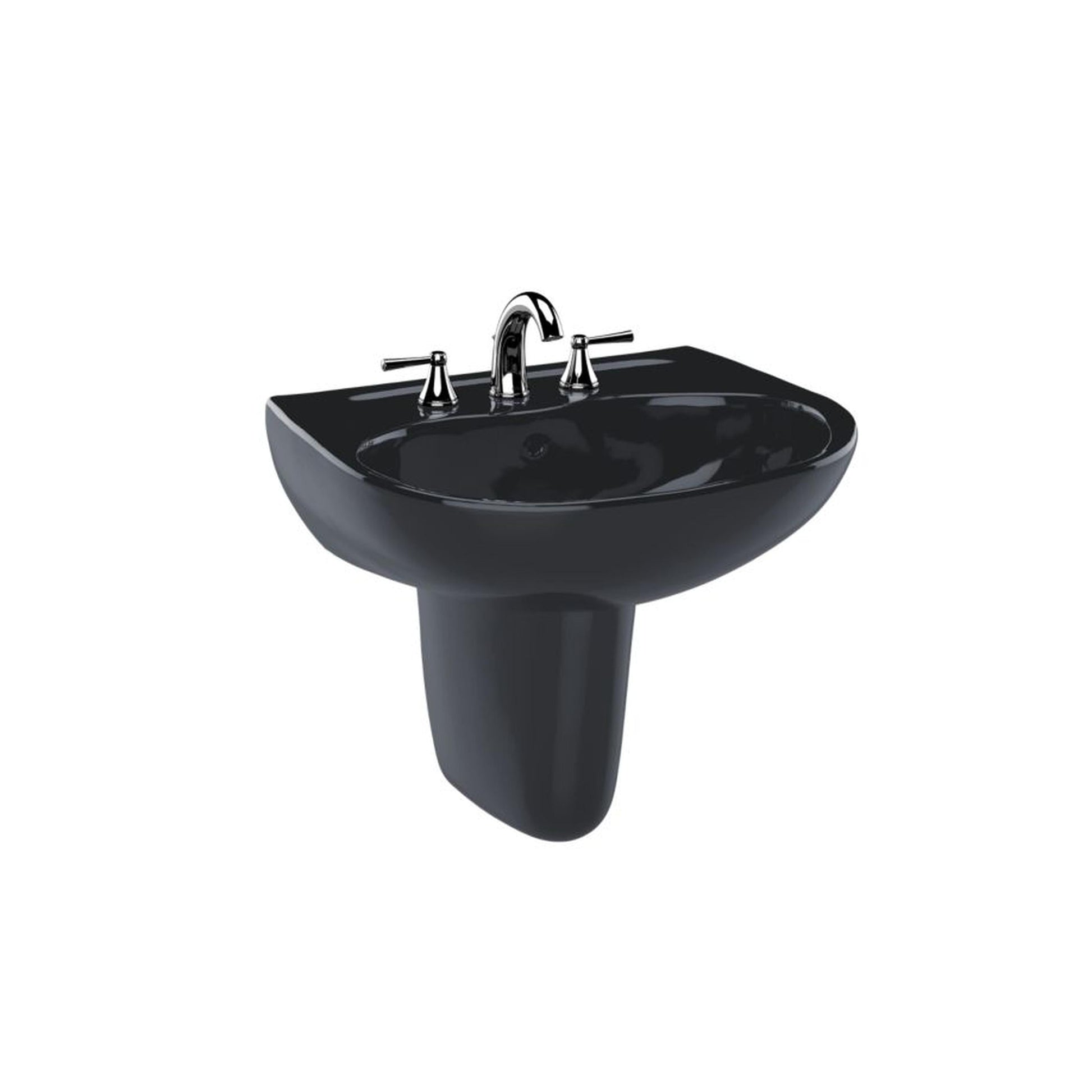TOTO Supreme 1-Hole Lavatory and Shrd Ebony