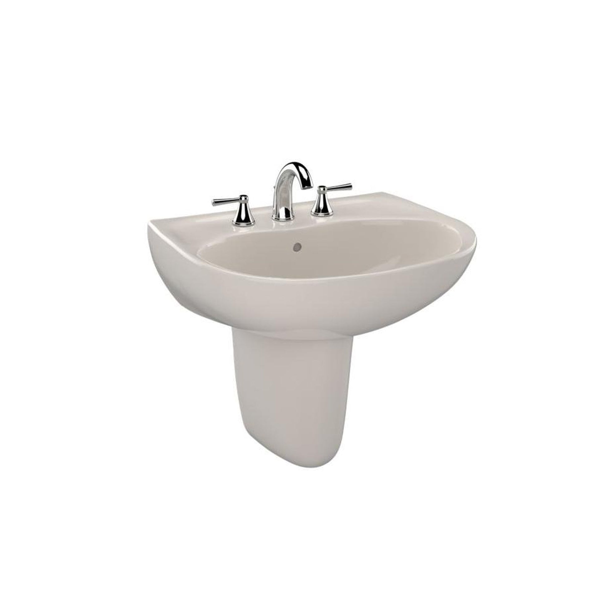 TOTO Supreme 1-Hole Lavatory and Shrd Sedona Beige