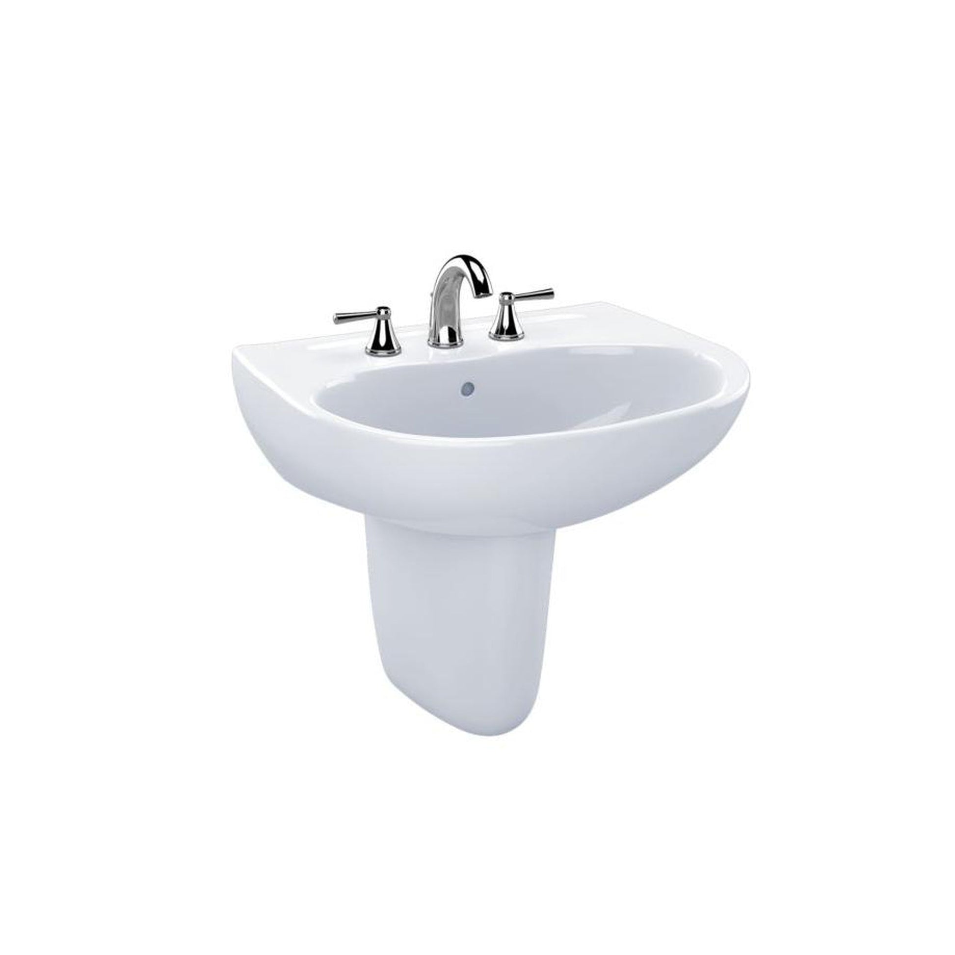 TOTO Supreme 8” Center Lavatory and Shrd Cotton