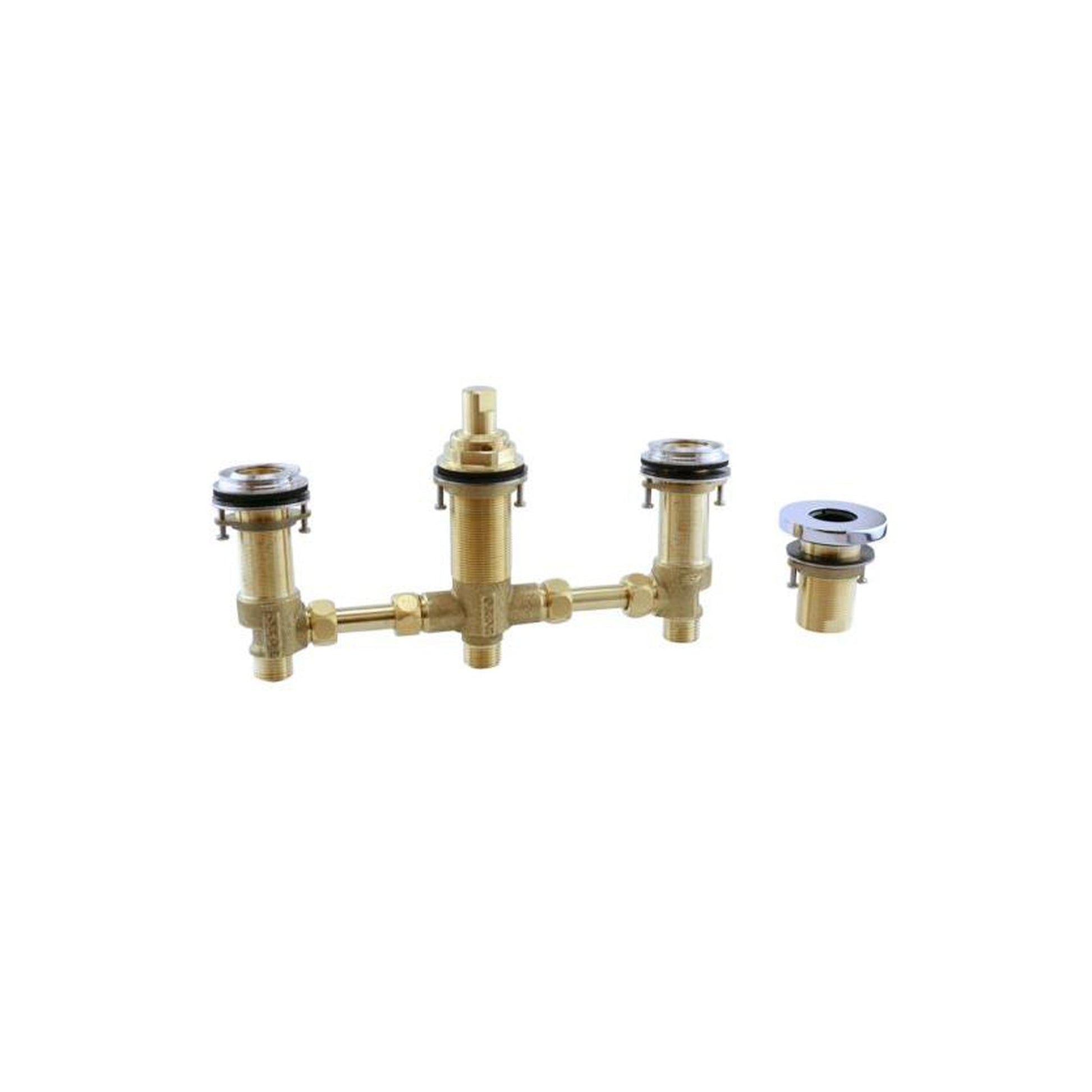 TOTO TBN01202U Polished Nickel 4-Hole Roman Tub Filler Rough-In