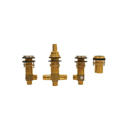 TOTO TBN02203U Brushed Nickel 4-Hole Roman Tub Filler Rough-In