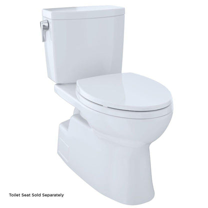 TOTO Vespin II Cotton White 1G Two-Piece Elongated Bowl 1.0 GPF Toilet