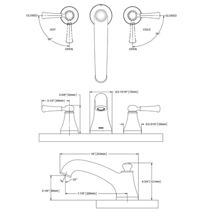 TOTO Vivian Brushed Nickel Double Handle Deck-Mounted Roman Tub Faucet Trim With Diverter