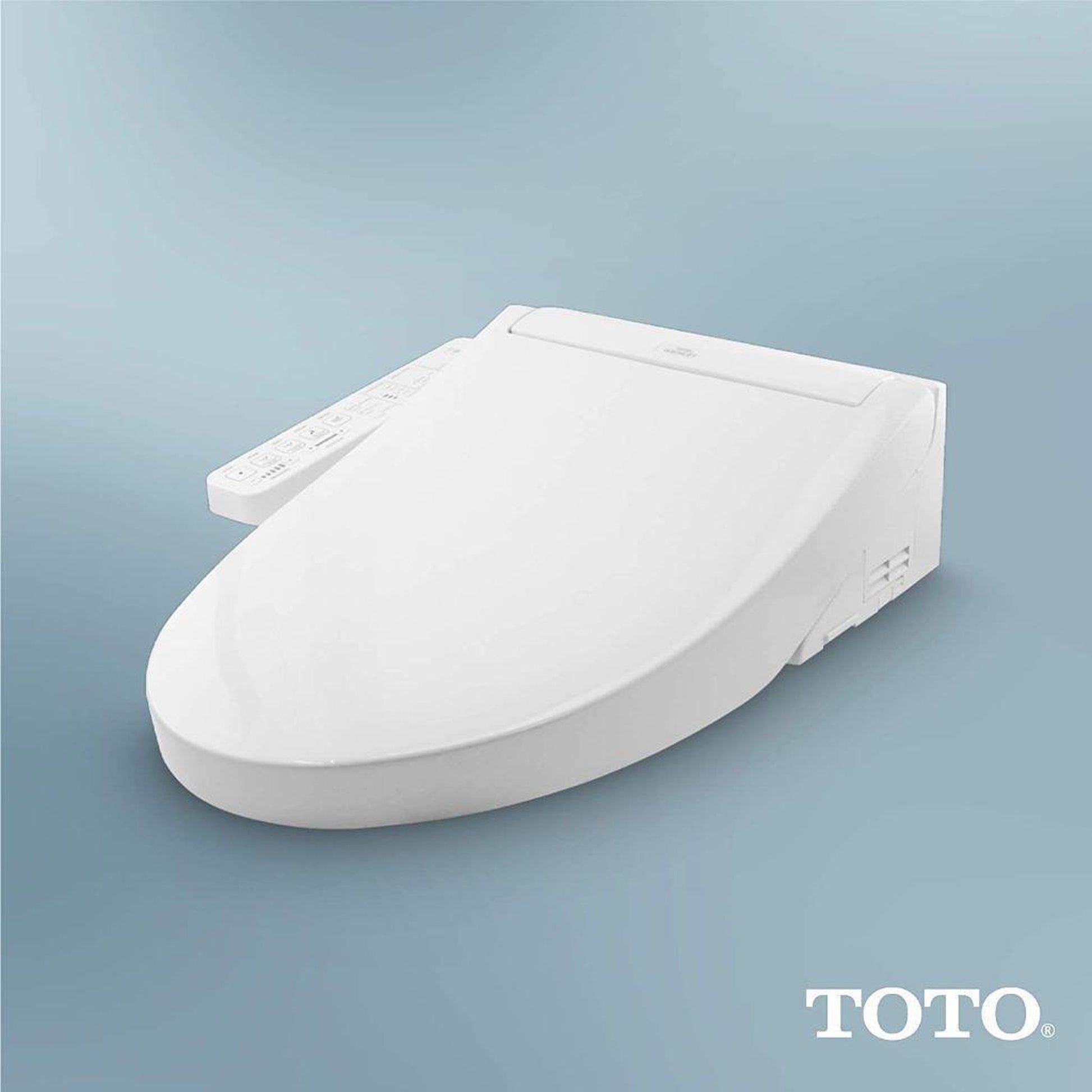 TOTO Washlet+ C2 Cotton White Electronic Elongated Toilet Bidet Seat