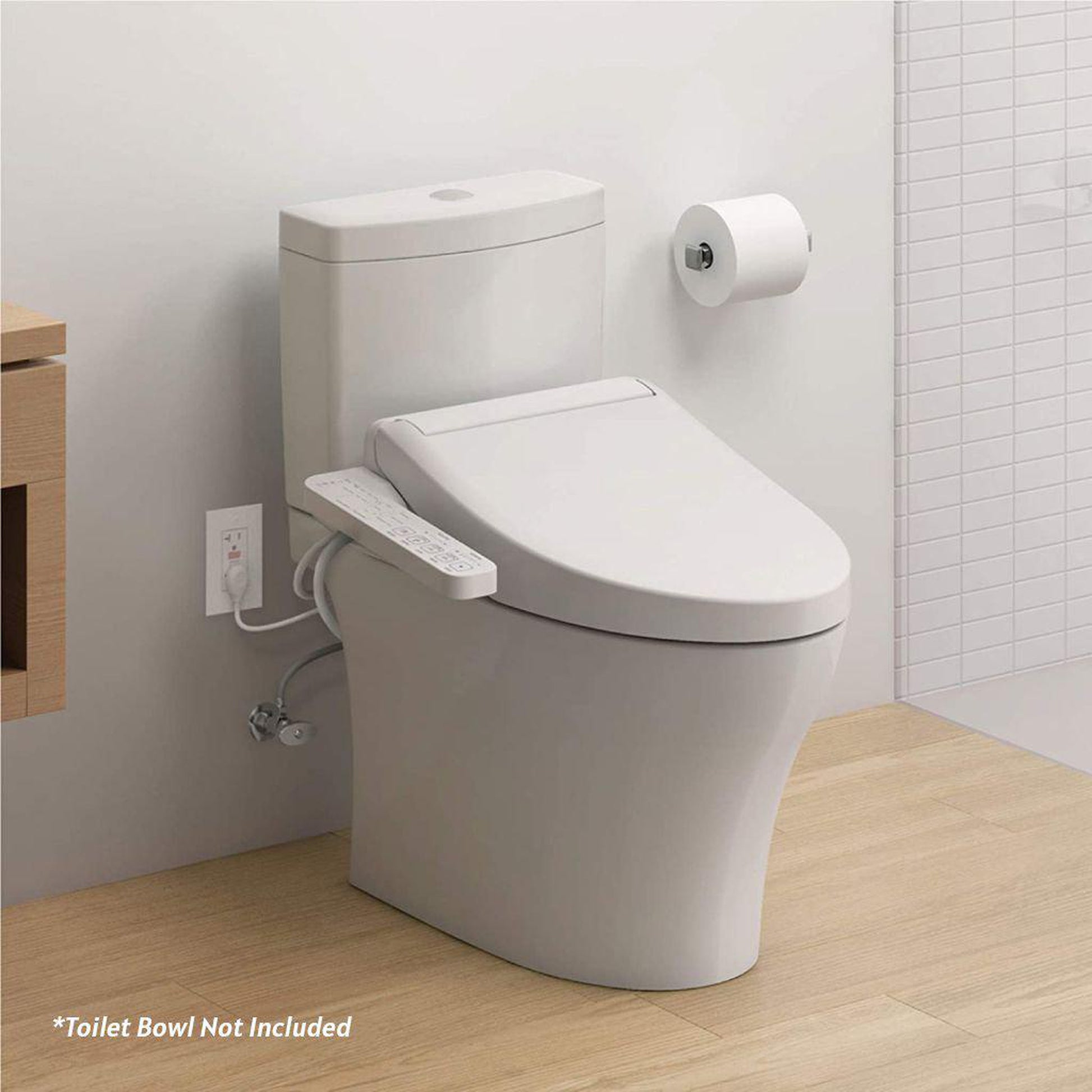 TOTO Washlet+ C2 Cotton White Electronic Elongated Toilet Bidet Seat