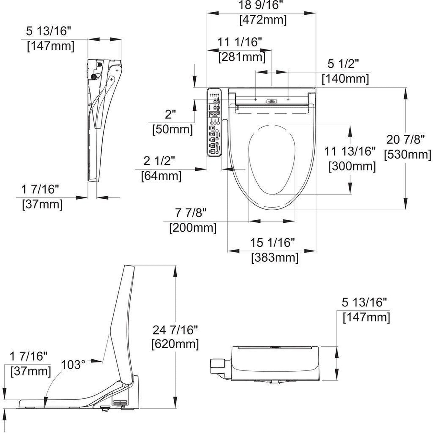 TOTO Washlet C2 Sedona Beige Electronic Elongated Toilet Bidet Seat