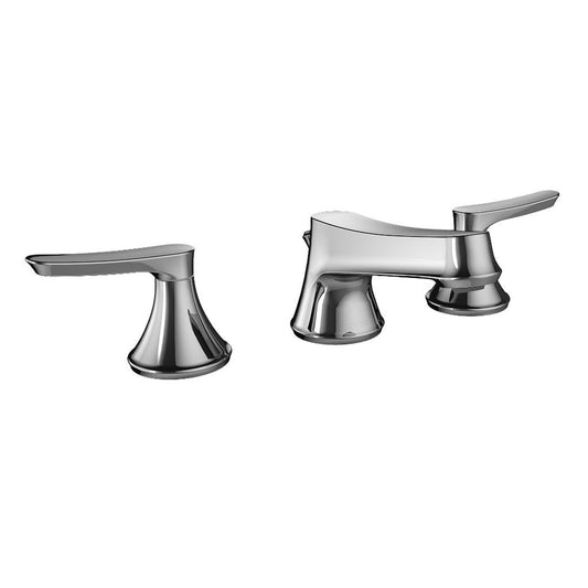 TOTO Wyeth Polished Chrome Double Handle Deck-Mounted Roman Tub Faucet Trim With Diverter