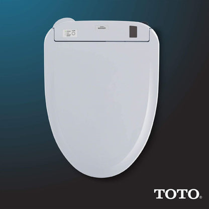 TOTO s350e Washlet Cotton White Electronic Round Toilet Bidet Seat