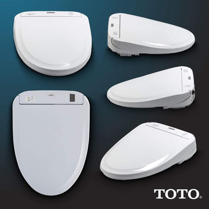 TOTO s350e Washlet Cotton White Electronic Round Toilet Bidet Seat