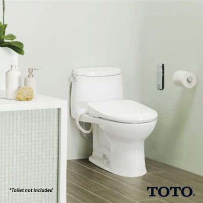TOTO s350e Washlet Cotton White Electronic Round Toilet Bidet Seat