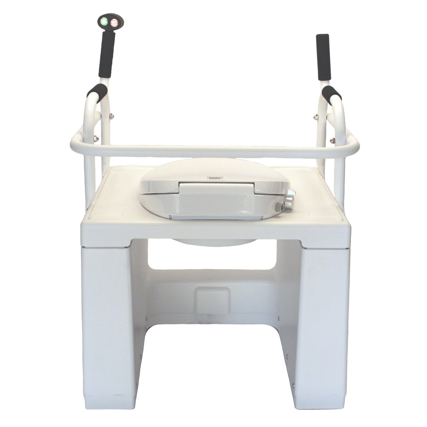 Throne Buttler 37" Powered Toilet Lift Chair With 26" Standard Handle Bar and Upgraded Soft Close Toilet Seat