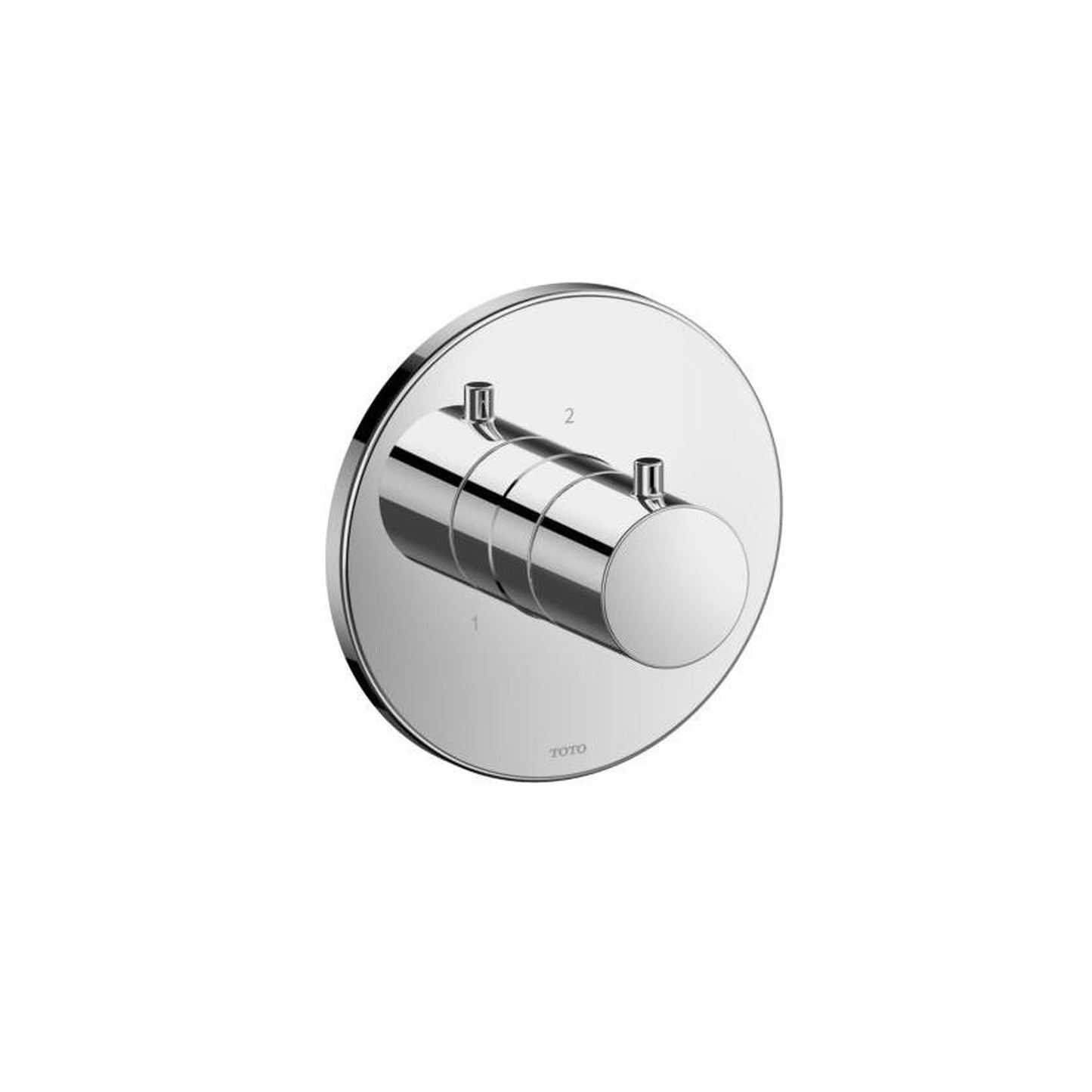 Toto 2WAY Polished Chrome Div Trim W/O Off,G,Round