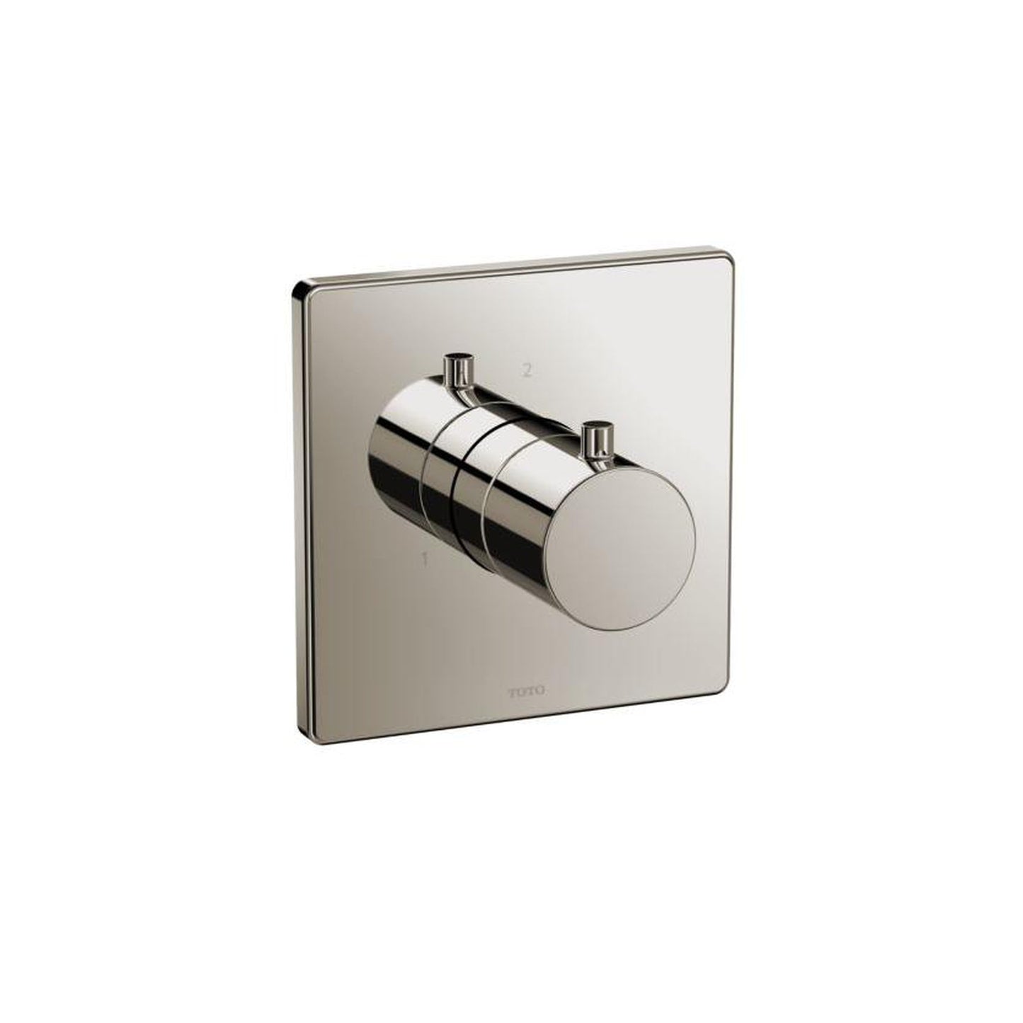 Toto 2WAY Polished Nickel Div Trim W/O Off,G,Square