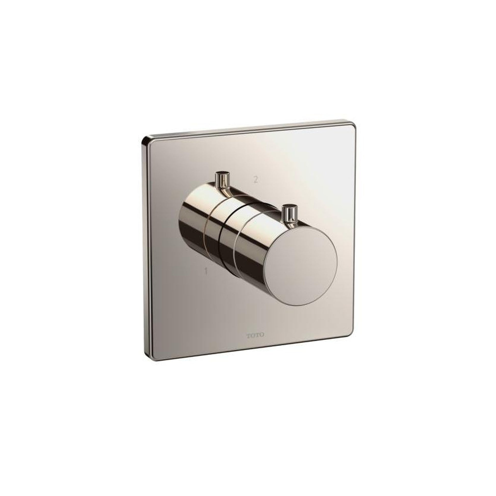 Toto 3WAY Polished Nickel Div Trim W/O Off,G,Square