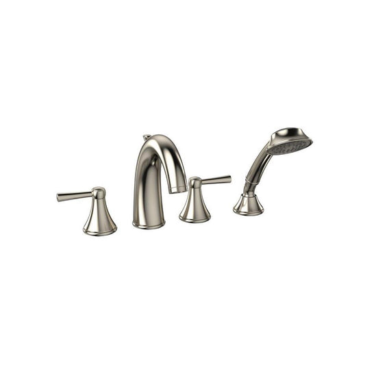 Toto 4 Hole Silas Roman Tub Brushed Nickel
