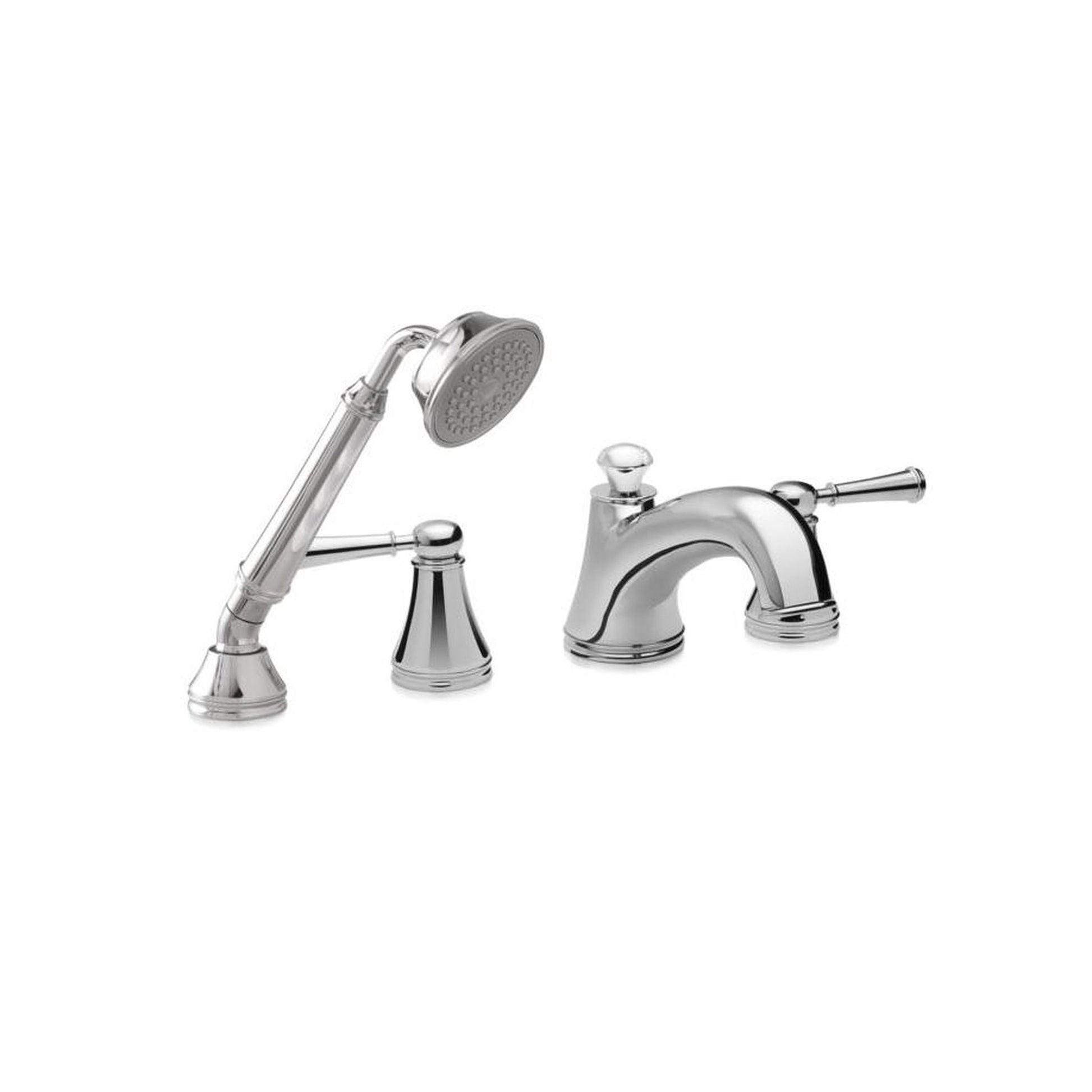 Toto 4 Hole Vivian Roman Tub Lever Polished Nickel