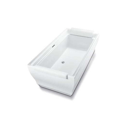 TOTO Aimes 72" Brushed Nickel Acrylic Freestanding Bathtub