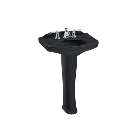 Toto Dartmouth 8" Pedestal Lavatory Ebony